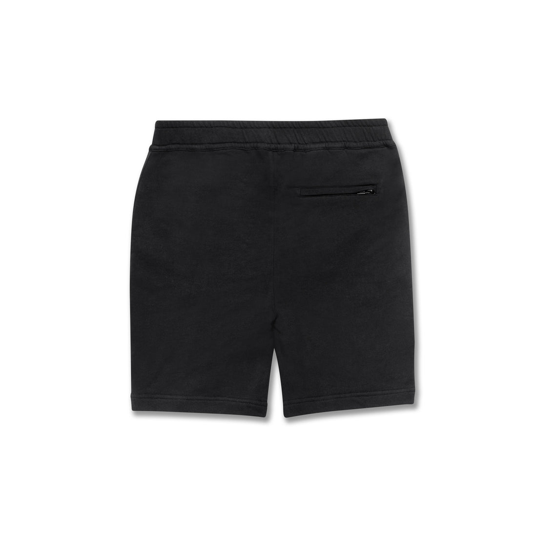 Knit Sweat Short With Pocket Stripe Detail (Black)