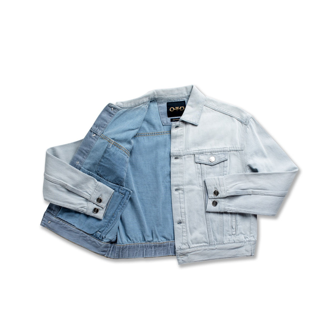 Easy Fit Jean Jacket With Back Shirring