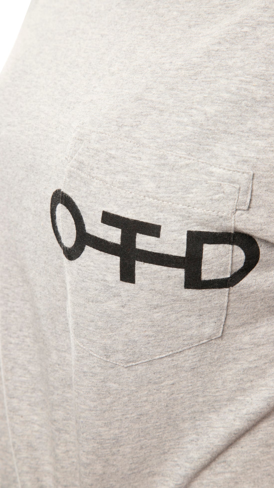 Graphic OTD Pocket Tee (Grey Heather)