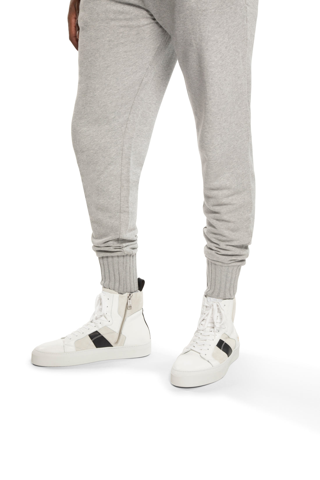 Lightweight French Terry Jogger (Light Grey Heather)