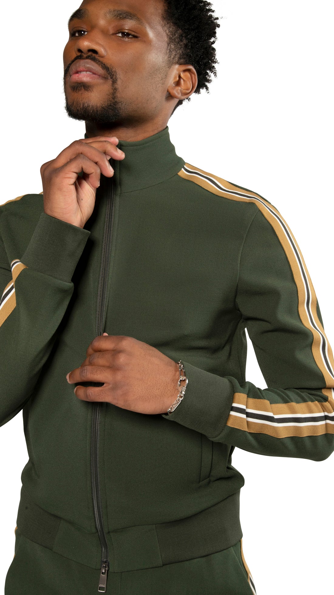 Track Jacket & Pant With Side Tape Detail Set