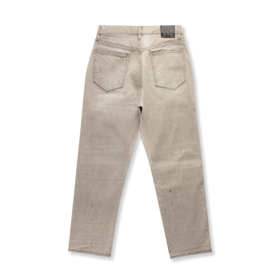 Relaxed Cotton-Stretch Denim Jean With Tapered Leg (Light Grey)