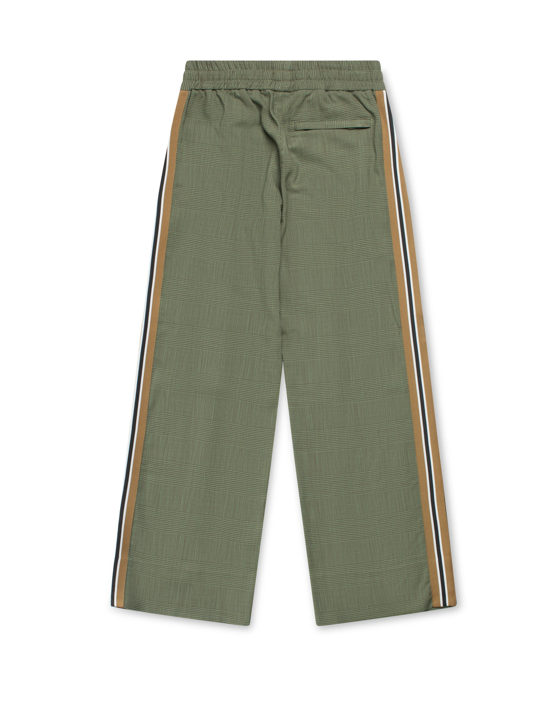 Wide-Leg Track Pant With Side Tape Detail