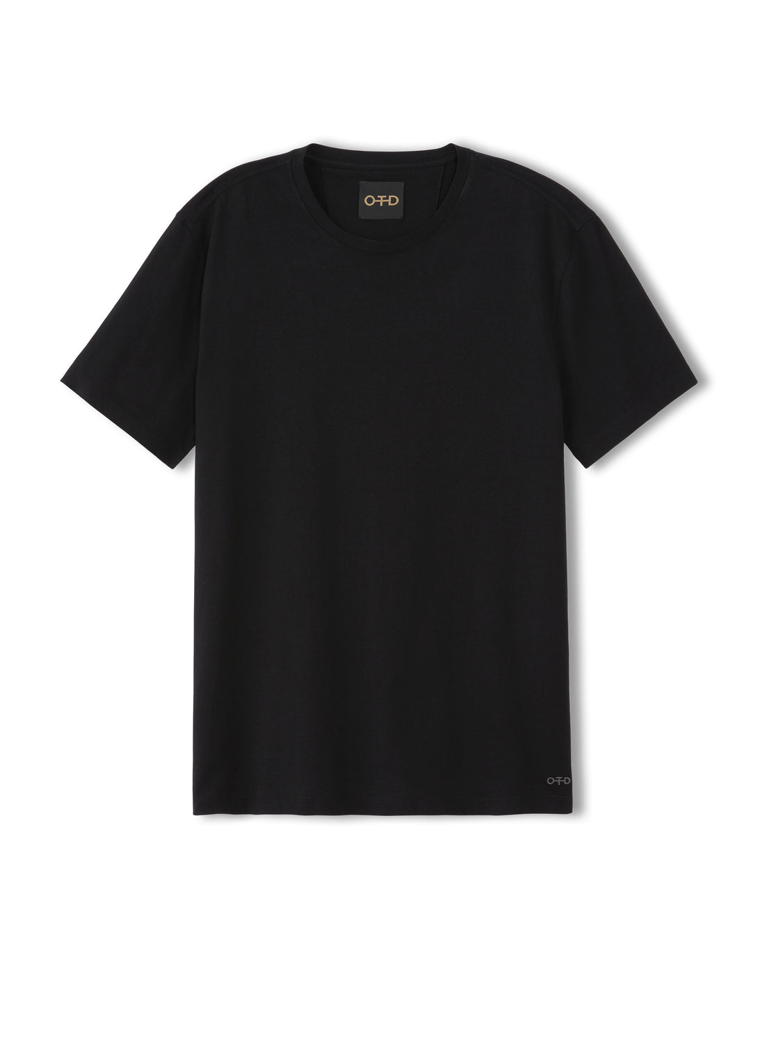 Men's Black Cotton-Jersey Tee