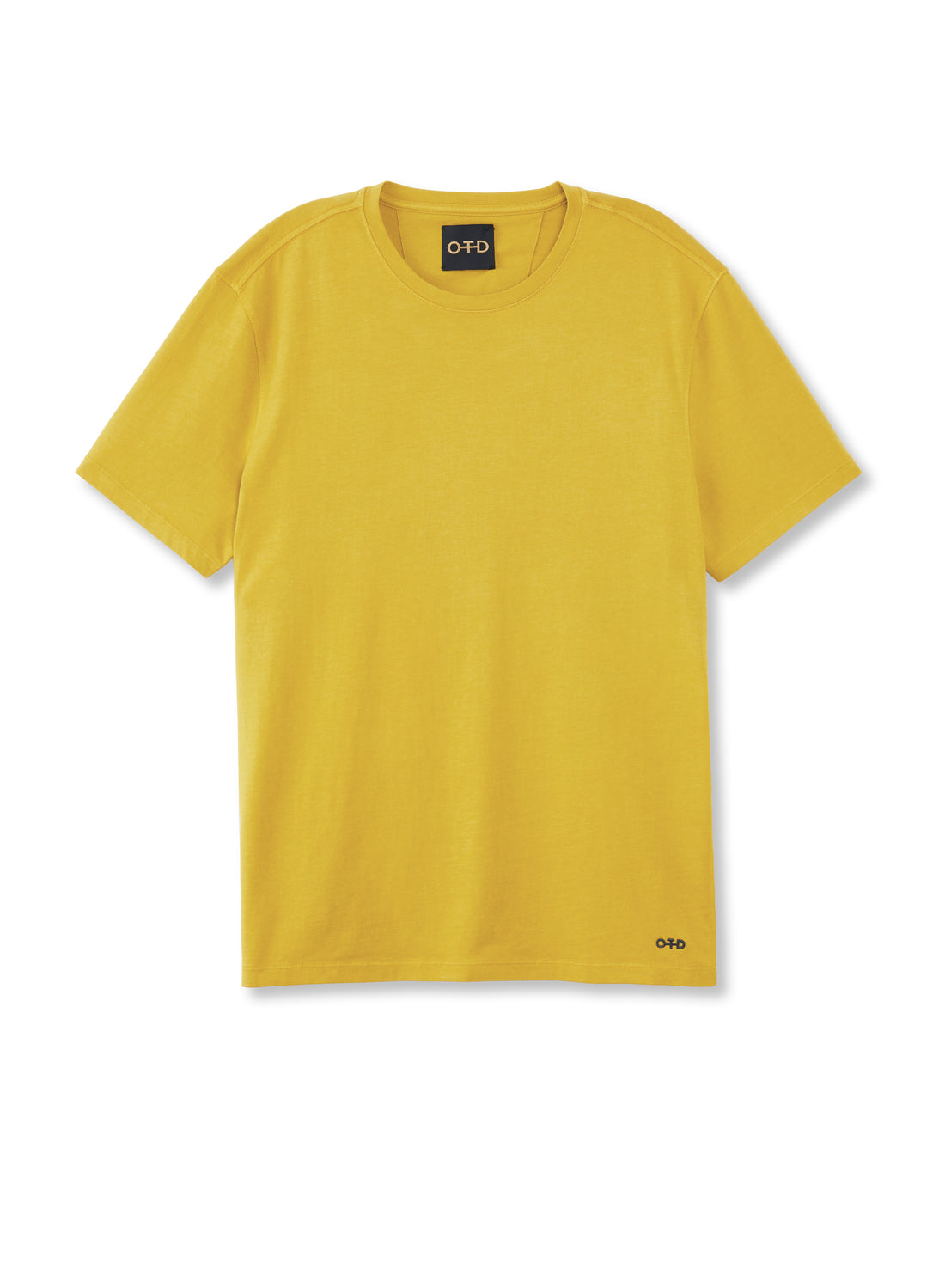 Front of Men's Olive Cotton-Jersey Tee