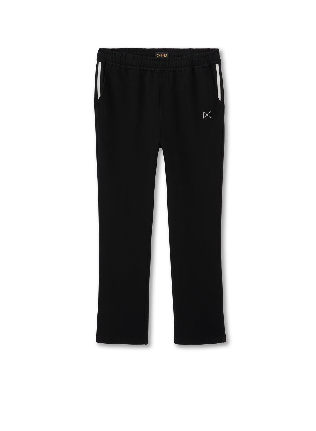 Men's Black Signature Pocket Stripe Sweatpant