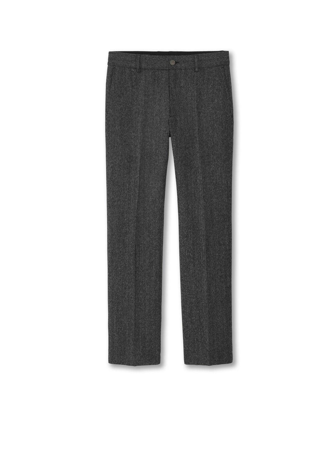 Back of Men's Linen Blend Easy Fit Pants