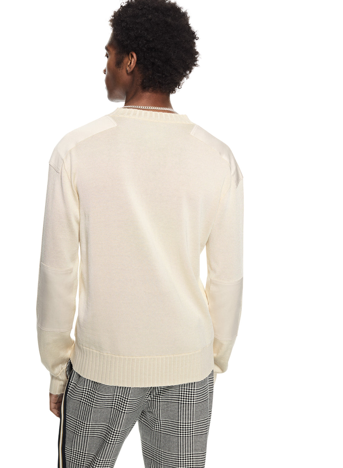 Commander V-Neck Sweater (Ivory)