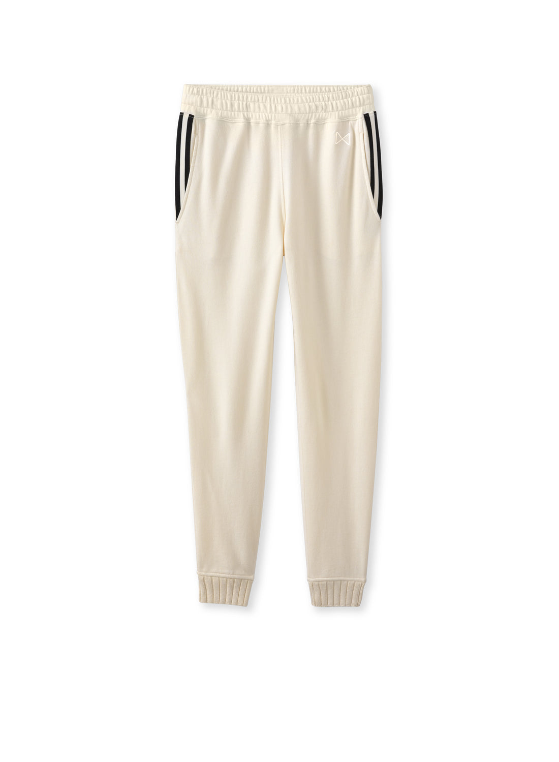 Back of Signature Pocket Stripe Sweatpants