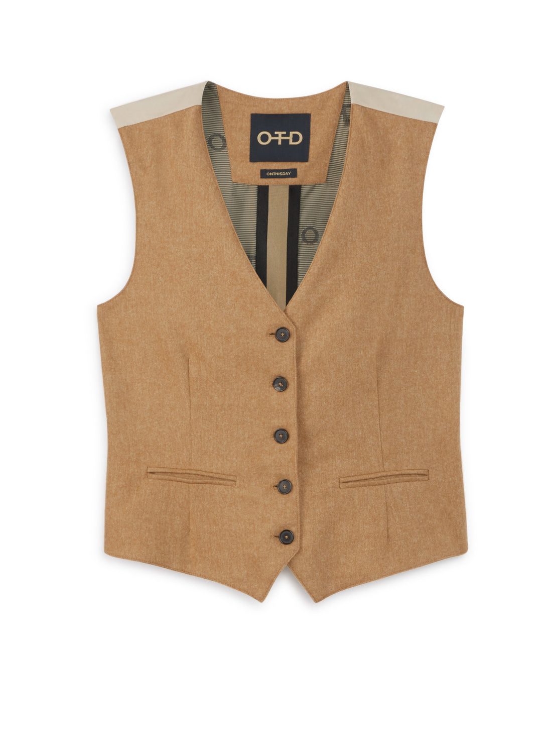 Front of Women's Sandstone 4 Pocket Waistcoat - Image #2